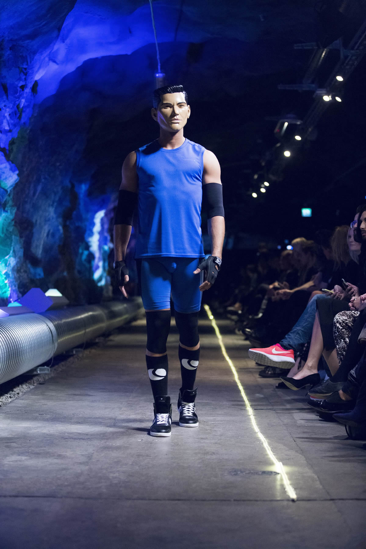 First person lover avatars on runway in björn borg show @fashion week stockholm